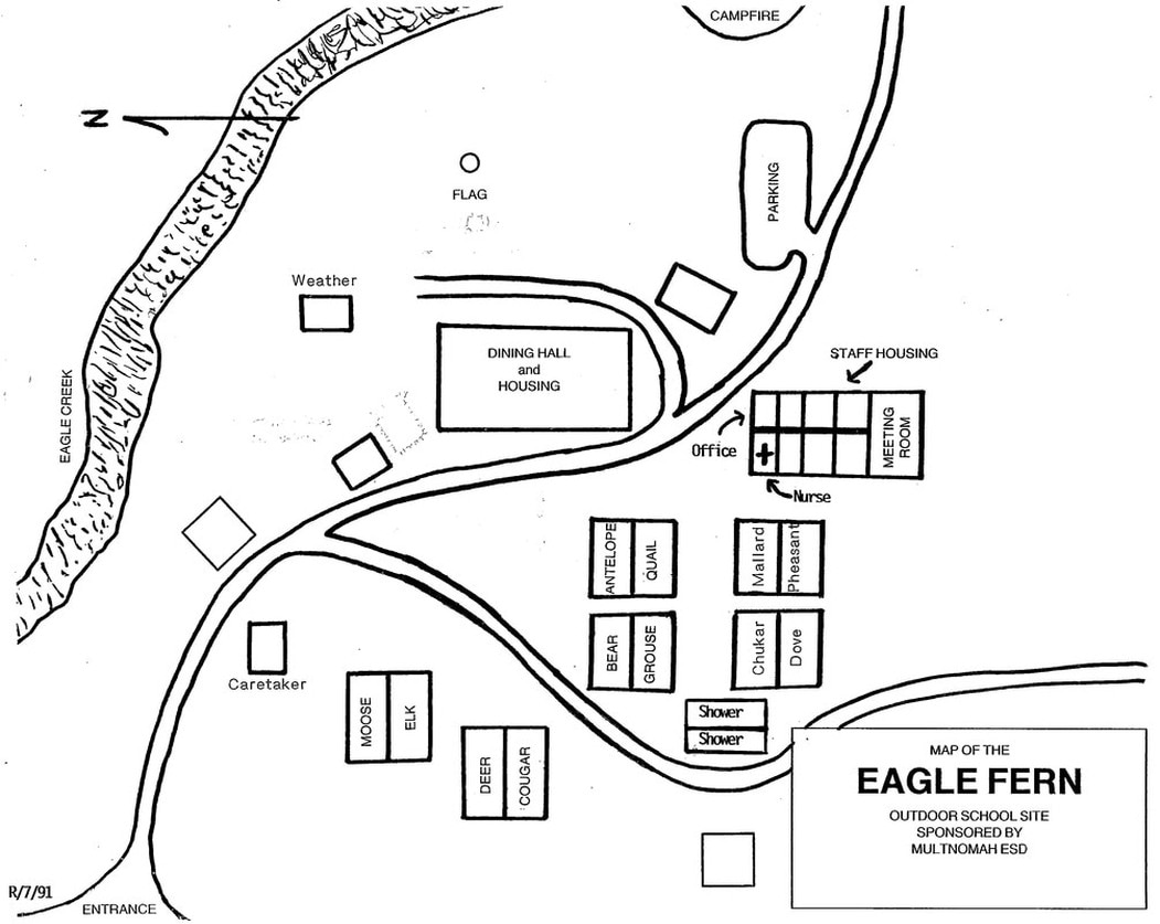 old Eagle Fern site map
