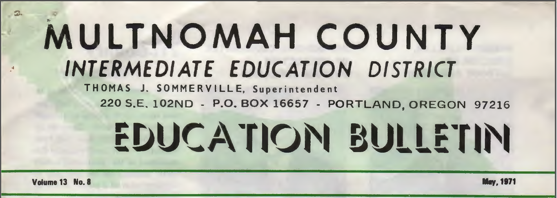 Multnomah County Intermediate Education District Education Bulletin Header