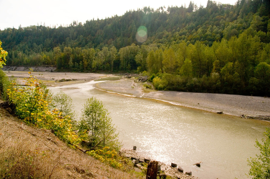 Sandy River from above