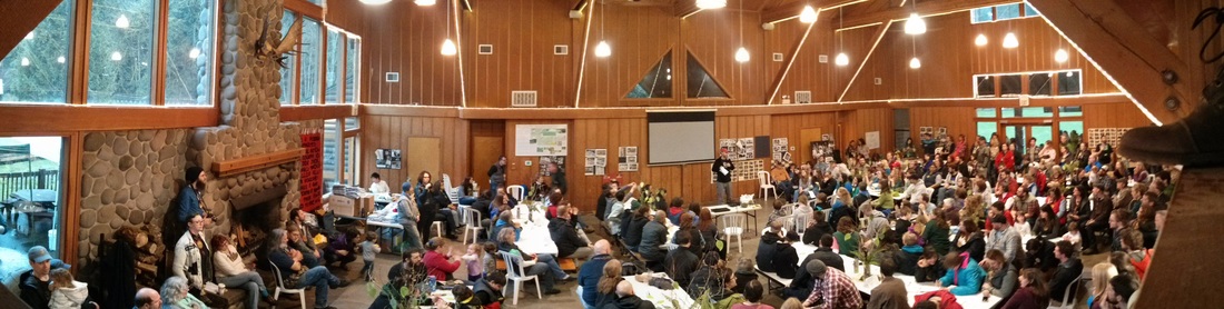 panoramic view of event
