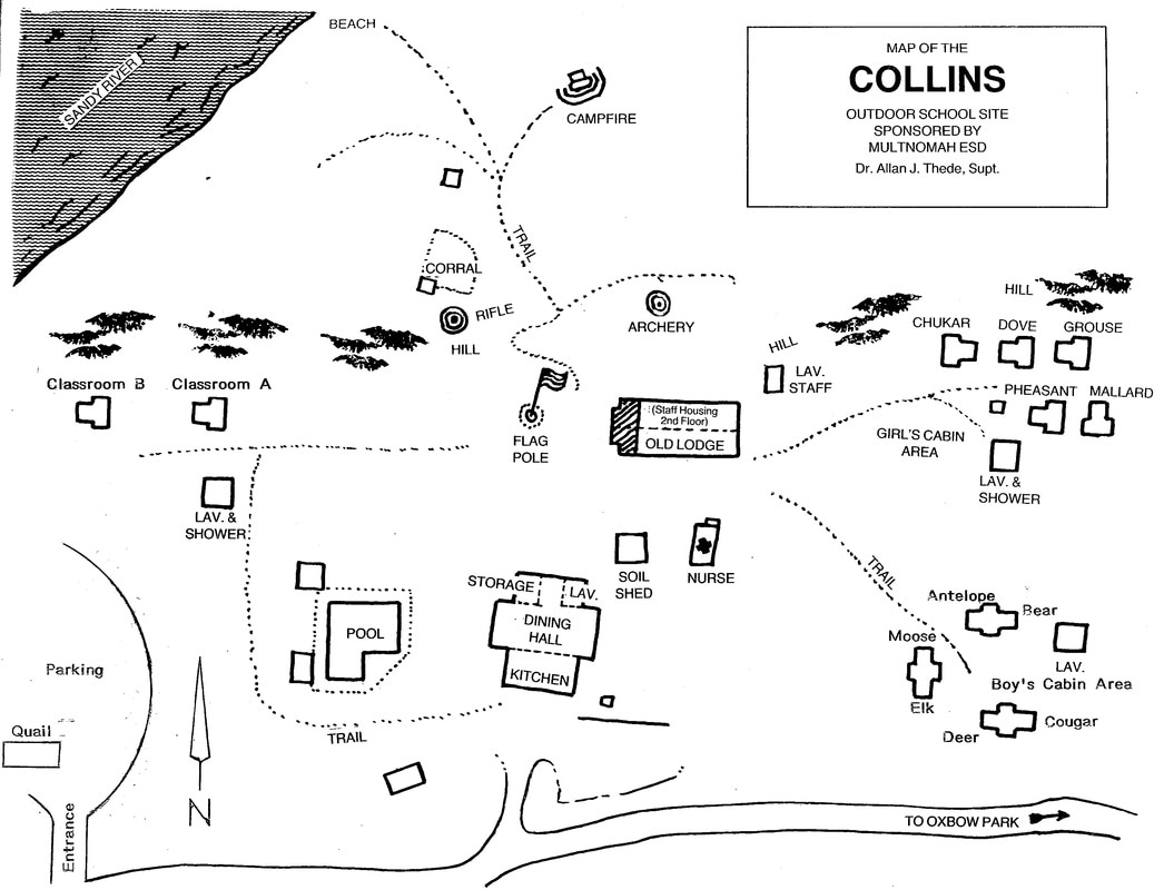 old site map of Collins