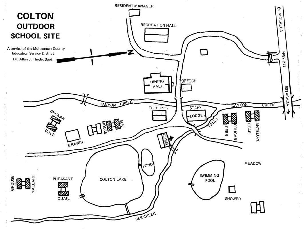 old Colton site map
