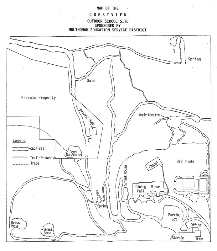 old Crestview site map