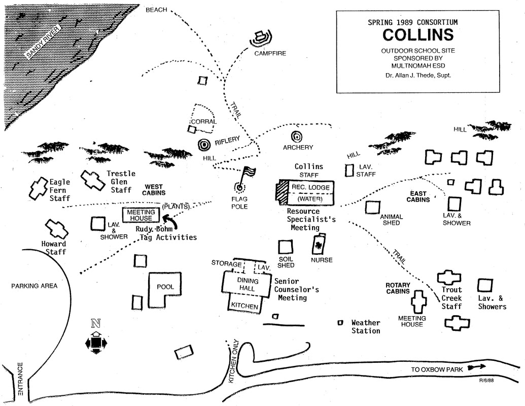 Map: Spring 1989 Consortium at Collins