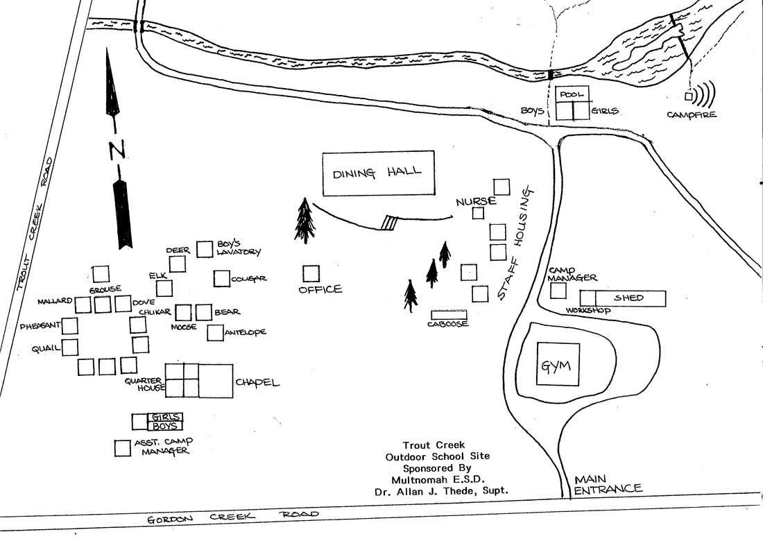 old Trout Creek site map